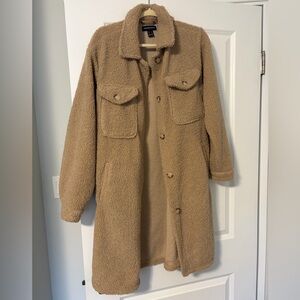 Longline Sherpa Sweater NWOT